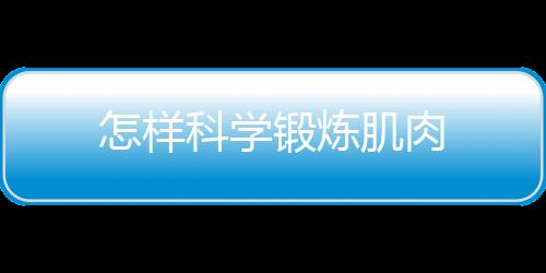 怎样科学锻炼肌肉