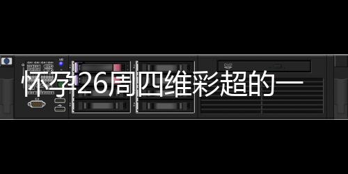 怀孕26周四维彩超的一些名词解释