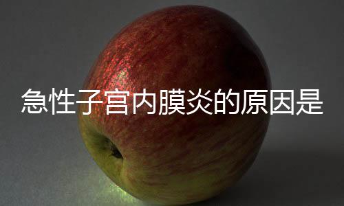 急性子宫内膜炎的原因是什么？