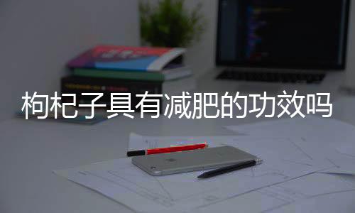 枸杞子具有减肥的功效吗