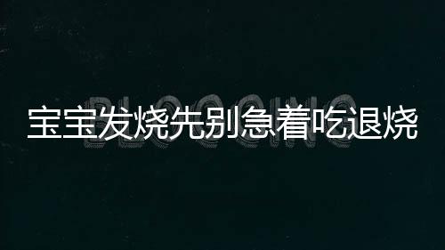 宝宝发烧先别急着吃退烧药 宝宝发烧日常应对法则