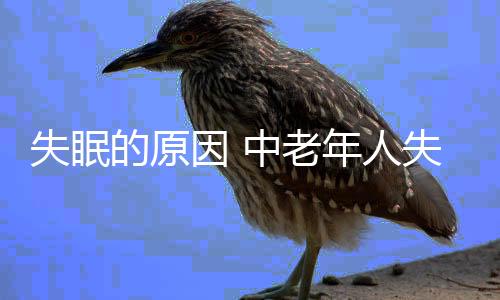 失眠的原因 中老年人失眠3种解决方法